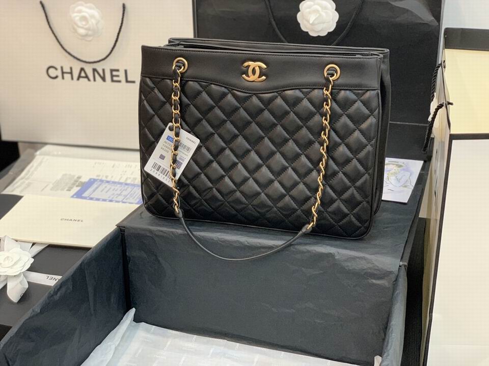 Chanel Large Coco Vintage Tote Bag Black A57030